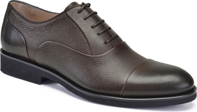 نيفزات اوناي Genuine Leather Brown Casual Lace-Up Men's Shoes -11331-