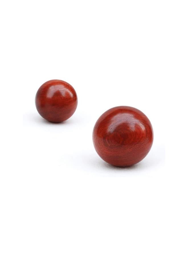 klarako 2Pcs Baoding Balls Chinese Stress Balls 2/2.4 Inch No Chime Chinese Medicine Balls Hand Therapy Exercise Ball (2 Inch) - Image 4