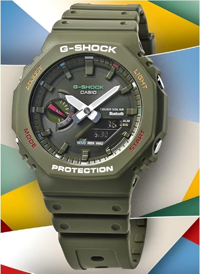 Casio G-Shock Watch - GA-B2100FC-3ADR Green Dial, Green Band - Image 3