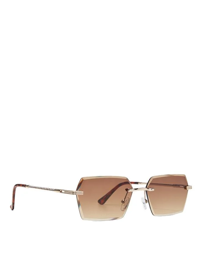 Aldo Kaaolle Men Gold Sunglass