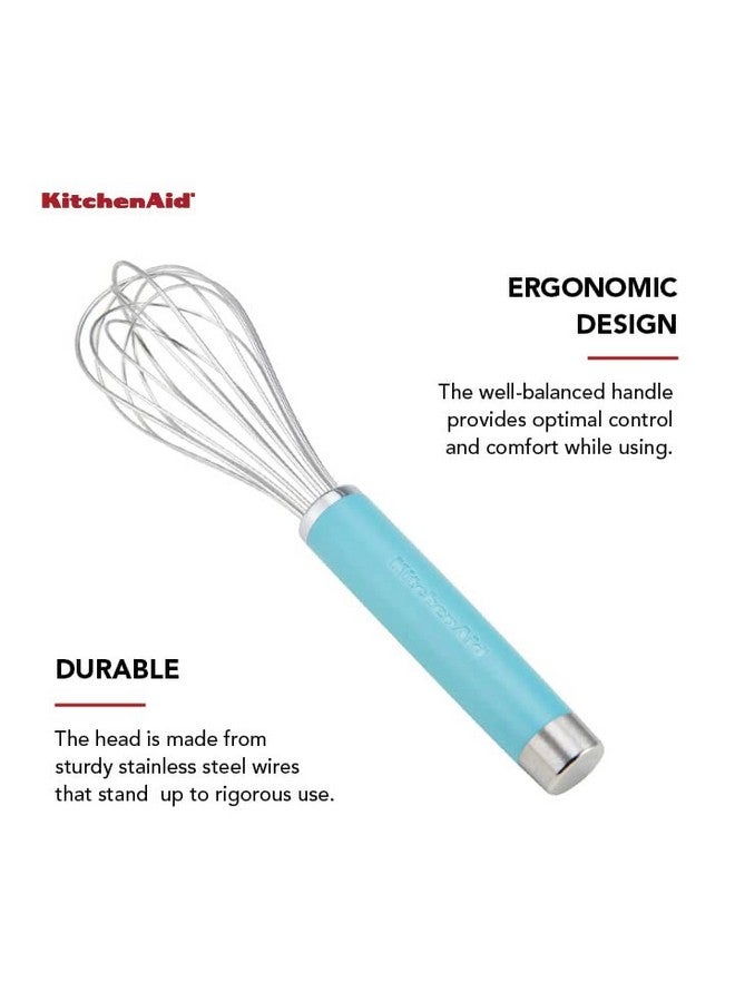 KitchenAid Gourmet Utility Whisk, 10.5-Inch, Matte Aqua Sky - Image 4