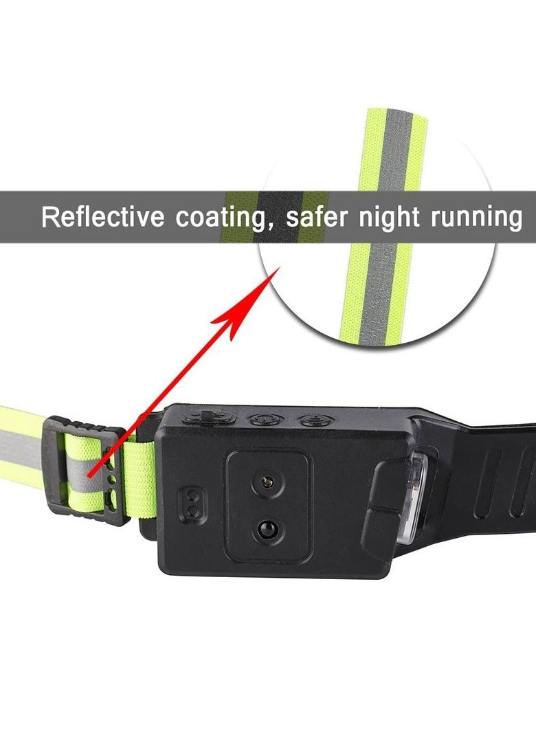 general LED Headlamp - Straight Rechargeable Headlamp - Super Bright Headlight Flashlight with Motion Sensor - 6 Modes - 230° Wide Beam - IPX4 Waterproof for Camping, Cycling, etc. - Image 3