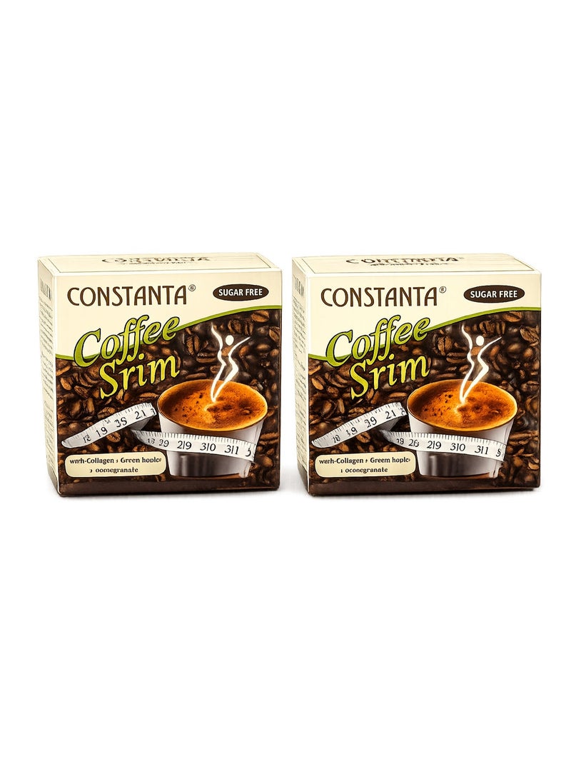 SRIM Coffee Body Srim With Sugar Free 12 sachets, Pack of 2 - Image 2