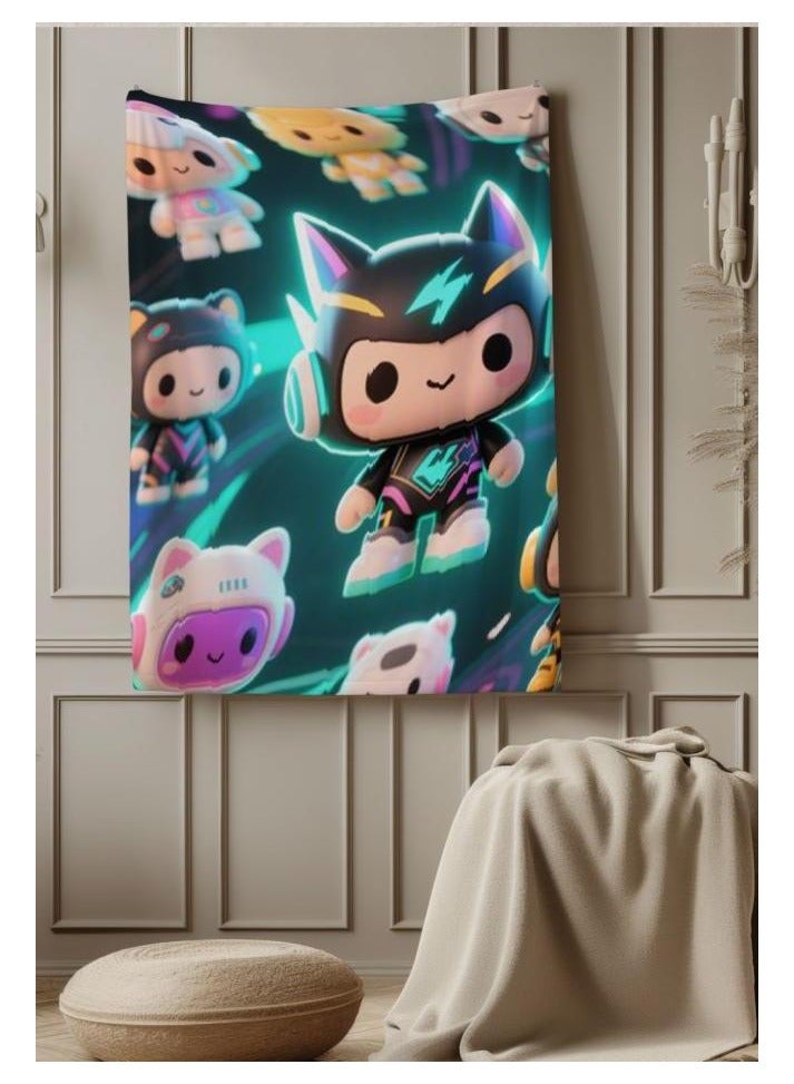 general Flannel thin blanket (warm and comfortable, suitable for sleep, gaming, dust removal and sandproof) 150cm*200cm - 134 - Image 3