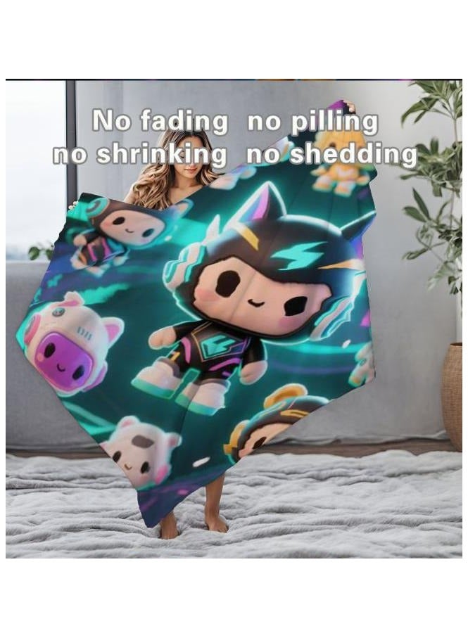 general Flannel thin blanket (warm and comfortable, suitable for sleep, gaming, dust removal and sandproof) 150cm*200cm - 134 - Image 5