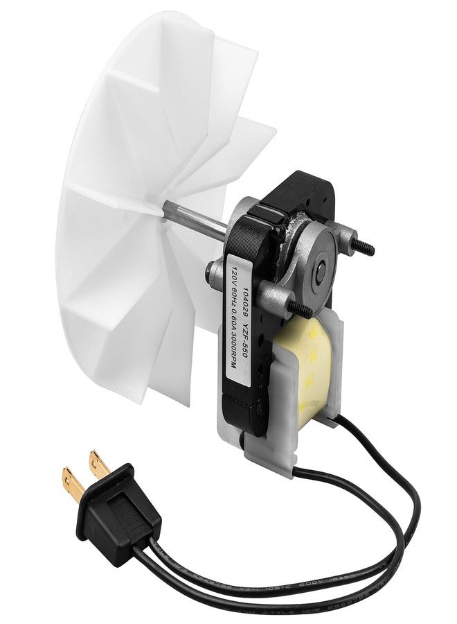 Siasky Universal Bathroom Vent Exhaust Fan Motor Replacement Motors Kit, Fit for Nu-Tone Br-oan Exhaust Vent Fan Motor 120V 50CFM, with Blower Wheel - Image 1