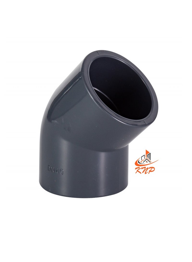 KNP PVC HP Elbow 1" X 45° - Image 1