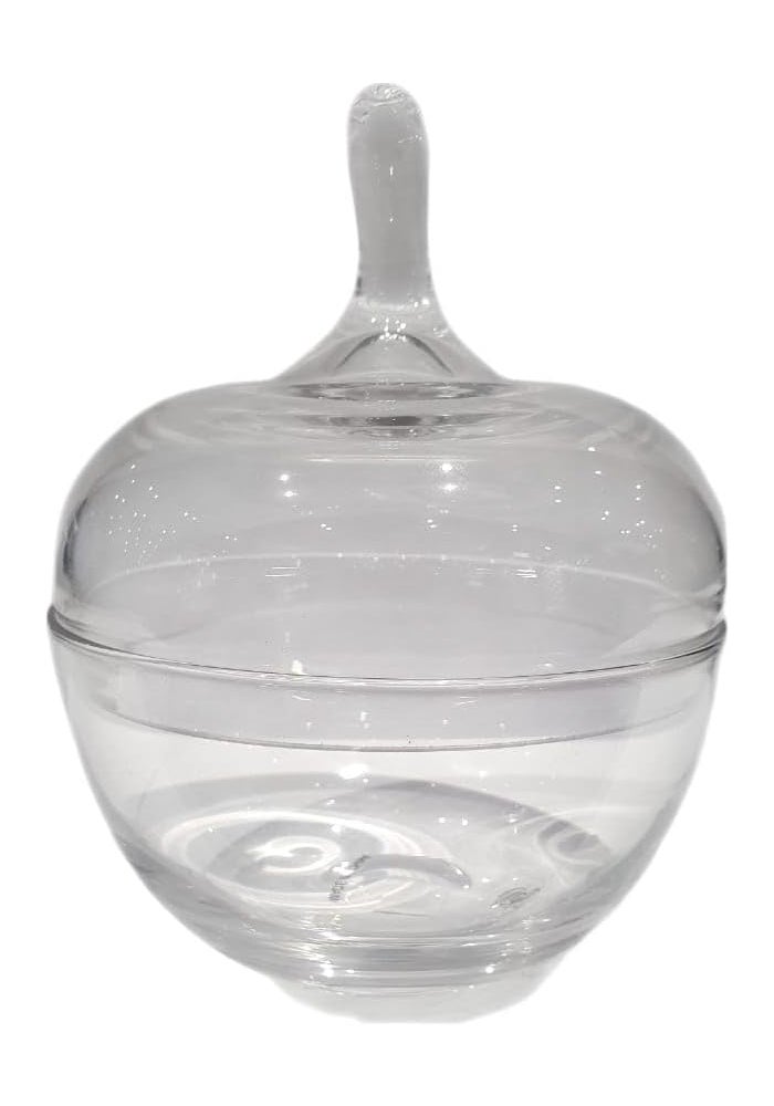 B&D Teardrop Glass Storage Jar with Lid - Image 1