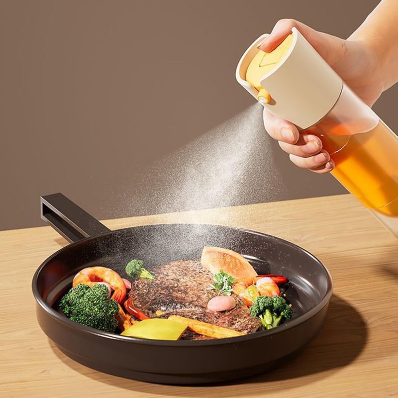 Simxen Cooking Oil Spray BottleOil Spray Bottle Thick Leakproof Large Capacity Food Grade No Odor BBQ Cooking Olive Oil Sprayer for Kitchen Baking Vinegar Scientific 300 Ml - Image 2