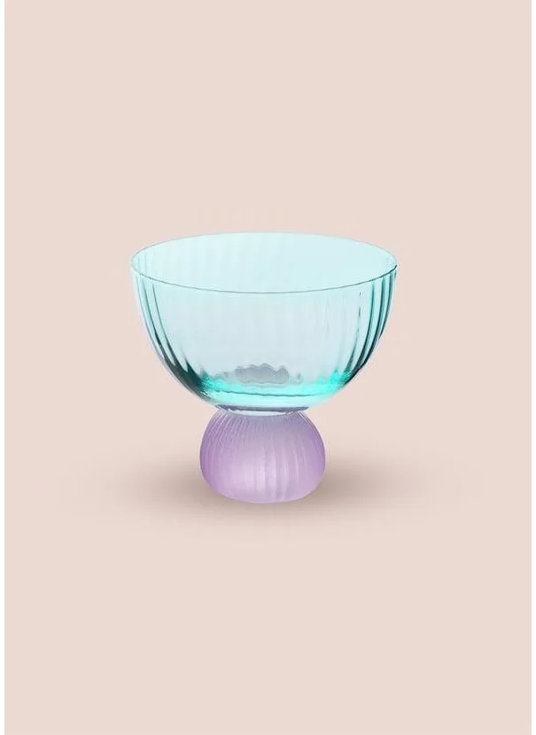 The Mia Turquoise Purple Ice Cream/Dessert Serving Bowl 280ML