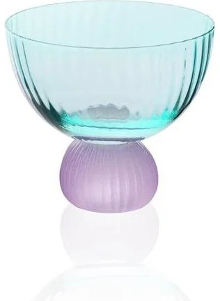 The Mia Turquoise Purple Ice Cream/Dessert Serving Bowl 280ML