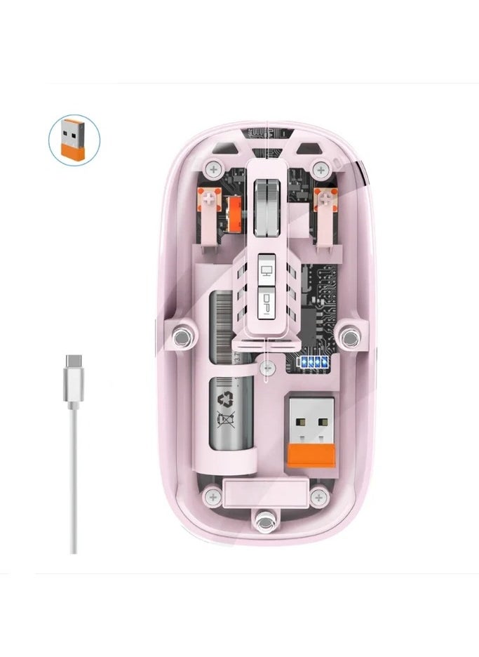 Generic Mouse M233 Multimode Wireless Transparent Design  - Image 1