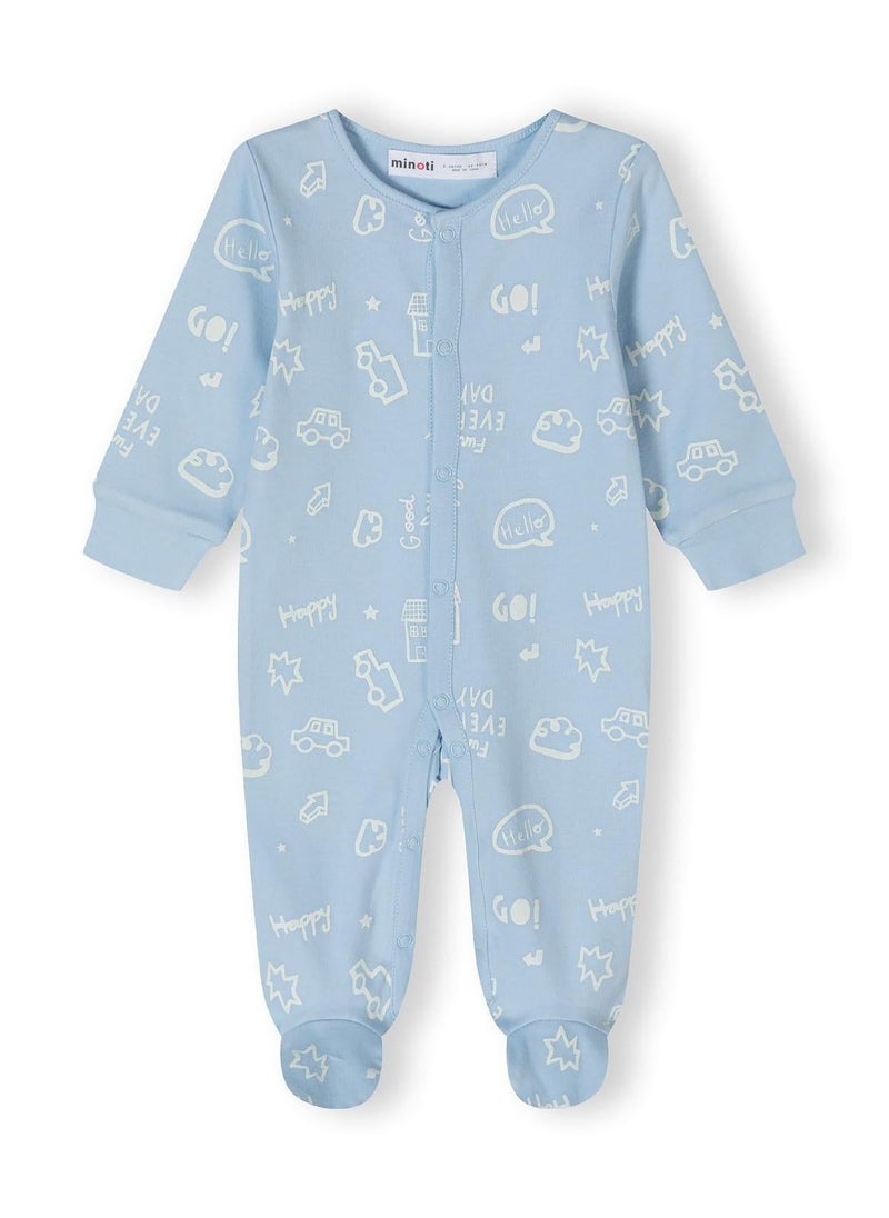 مينوتي طقم من 4 بيجامات أطفال بأزرار أمامية كاملة - Image 5