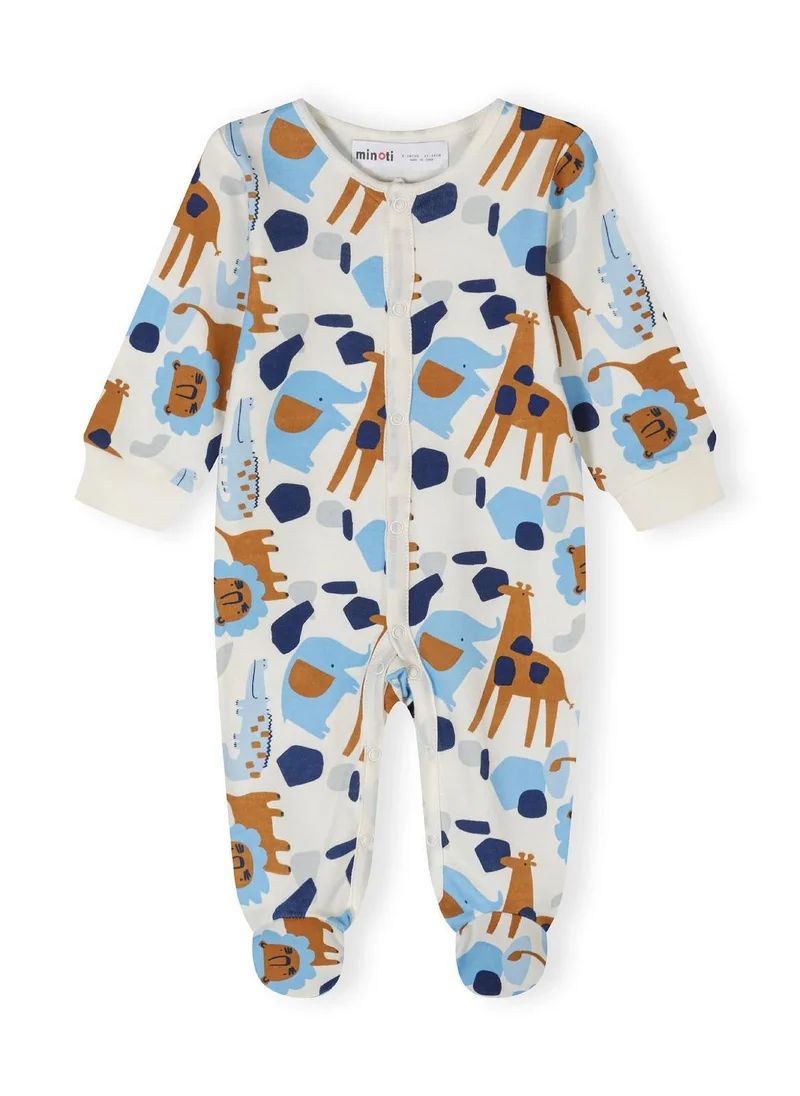 MINOTI 4-Pack Baby Sleepsuits with Full-Length Snaps