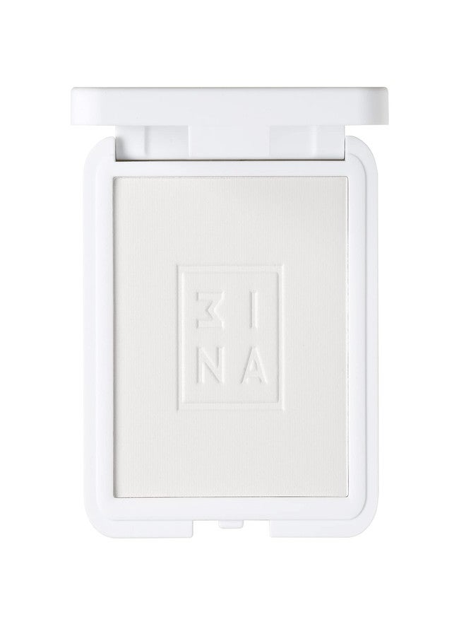 3INA MAKEUP - Vegan - Cruelty Free - The Setting Compact Powder 100 - White - Fixes and Sets Makeup - Mineral Powder - Long Lasting - Mattifying Effect - Absorbs Extra Oilness - Natural Finish - Image 1