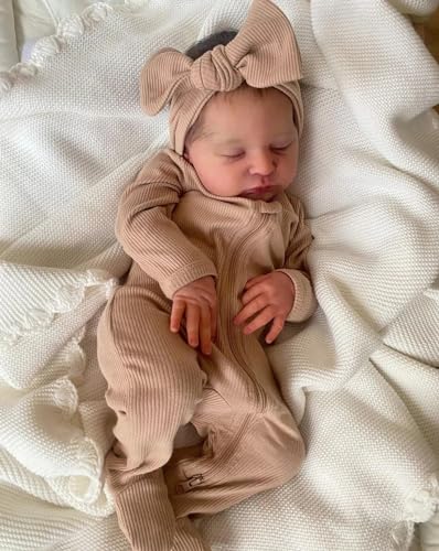 OYESY Reborn Lifelike Baby Dolls 19 inch Soft Body Realistic Newborn Dolls Handmade Washable Perfect for Childrens Gifts - Image 5
