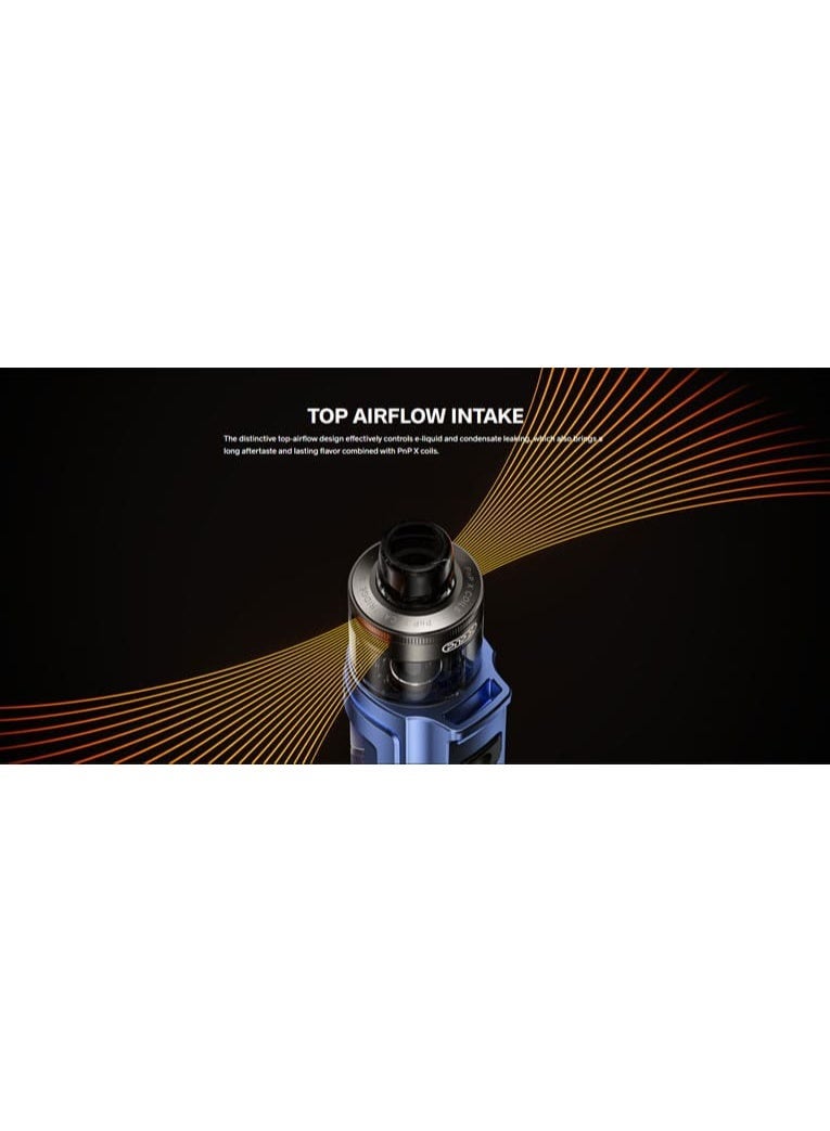 فوبو دراج أرجس برو 2 سبيس جراي جهاز بود سيستم لإعادة تعبئة السائل 3 أوضاع احترافية مع تانك 5 مل وتدفق هواء علوي قابل للتعديل 80 واط بطارية 3000 مللي أمبير - Image 5