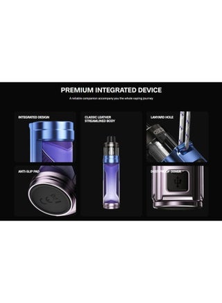 Drag Argus Pro 2 Space Gray Vape Refill Juice Kit Pod System 3 Professional Modes with 5ml Tank An Adjustable Top Airflow 80W 3000mA - view 4