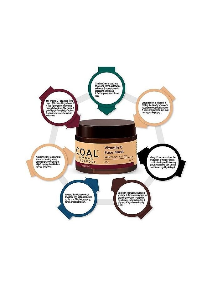COAL CLEAN BEAUTY COAL Clean Beauty Vitamin C Face Mask  - Image 4