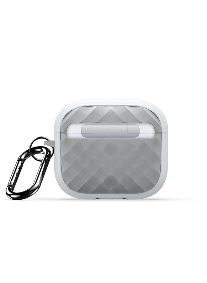 Raxoom Case Cover For AirPods 3 DUX DUCIS PECC Series Earbuds Box Protective Case White Grey
