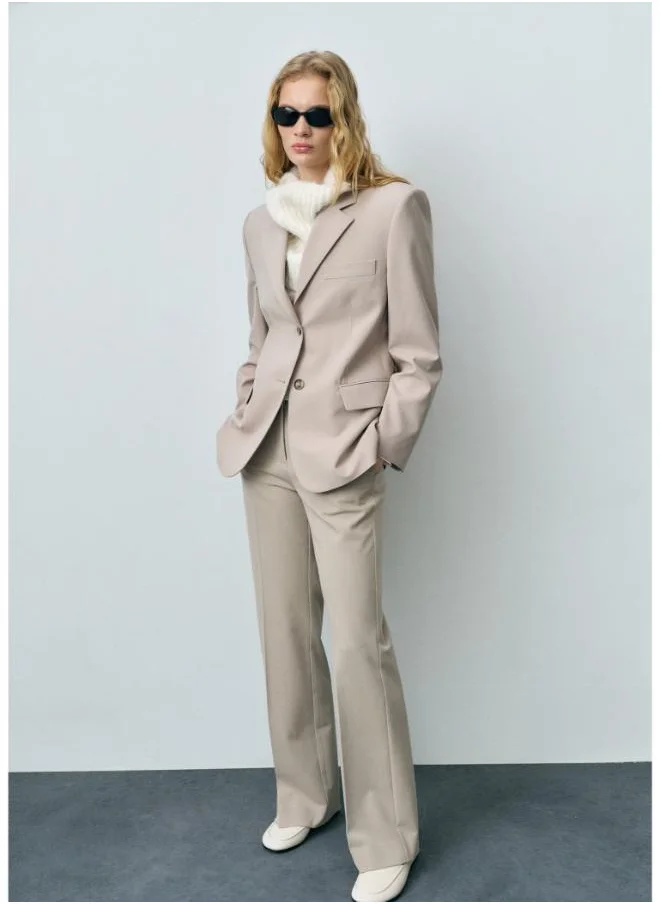 MANGO Chloe High Waist Casual Trousers