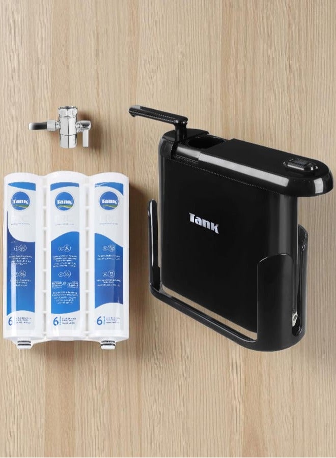 Tank Filter Pro 6 Built-in Filtration Functions (Digital Timer) - Black