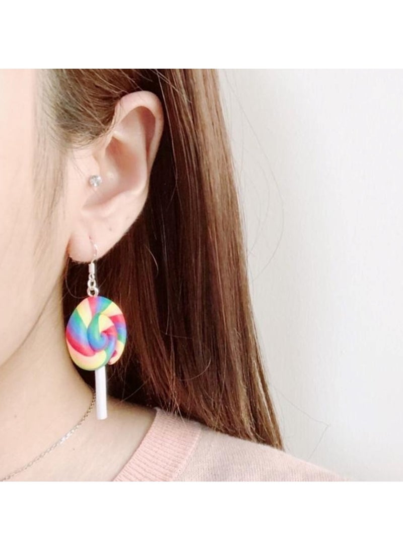 Huitich 5pcs Cute and Quirky Fashion Jewelry Earring Set Multicolour  - Image 5
