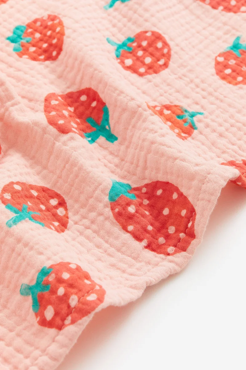 اتش اند ام Printed Muslin Blanket