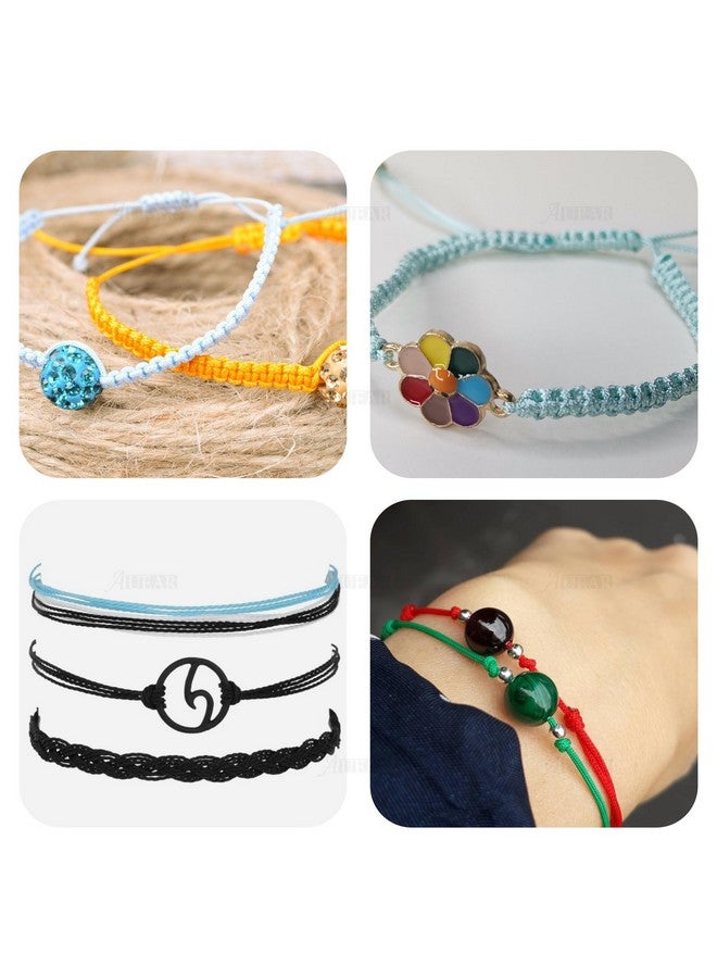 AUEAR 10 Color Nylon String Cord For Bracelet Jewelry Making Premium Chinese Knotting Nylon Cords Beading Thread For Kumihimo Braided Bracelets Dream Catcher Necklaces Macrame Craft Wind Chime  - Image 3
