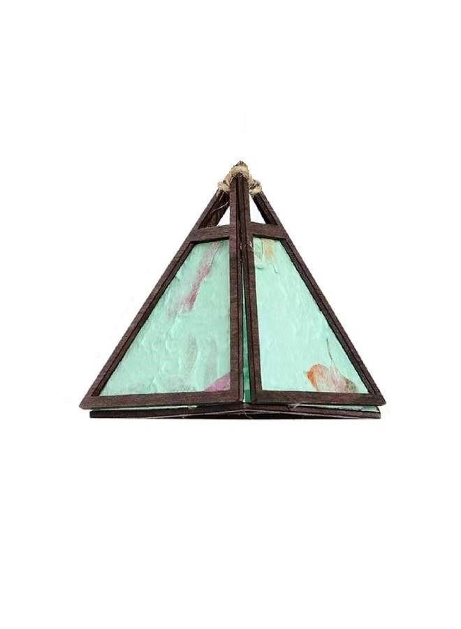fashionhome Triangle Portable Lantern with Tassel Light Lamp for Diwali Spring Festival Home Decoration - Image 3