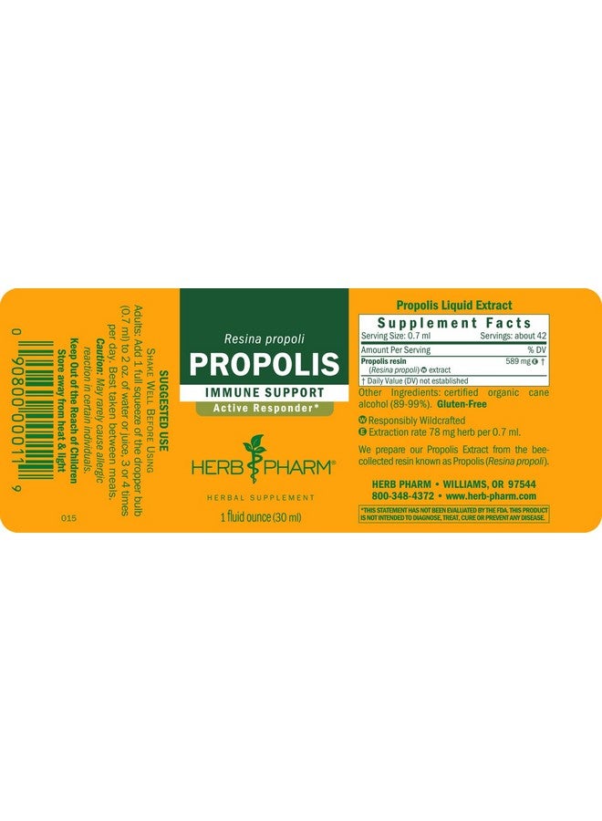 Herb Pharm Propolis Extract for Immune System Support - 1 Ounce - Image 2