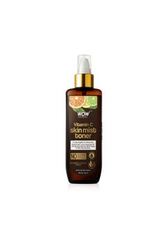 WOW Skin Science Vitamin C Skin Mist Toner With Lemon Essential Oil Orange Essential Oil With Hazel & Aloe Vera Extracts For All Skin Types No Parabens Silicones Mineral Oil & Sulphates 200Ml  - Image 1