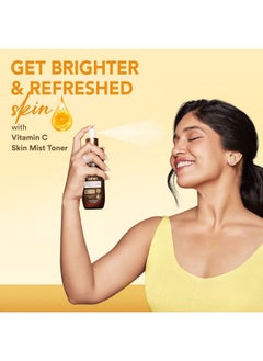 WOW Skin Science Vitamin C Skin Mist Toner With Lemon Essential Oil Orange Essential Oil With Hazel & Aloe Vera Extracts For All Skin Types No Parabens Silicones Mineral Oil & Sulphates 200Ml  - Image 3
