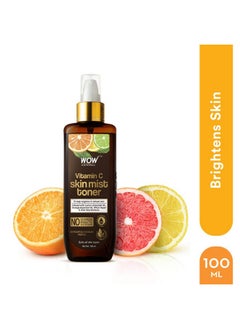 WOW Skin Science Vitamin C Skin Mist Toner With Lemon Essential Oil Orange Essential Oil With Hazel & Aloe Vera Extracts For All Skin Types No Parabens Silicones Mineral Oil & Sulphates 200Ml  - Image 2