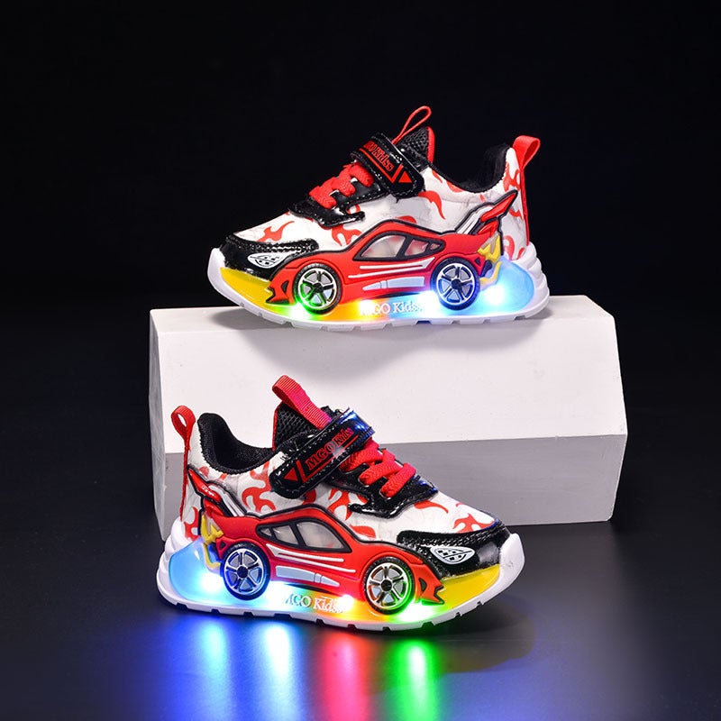 Mesh Sneakers Lightweight Flexible Sole Walking Shoes For Kids Indoor And Outdoor Activities - Image 4