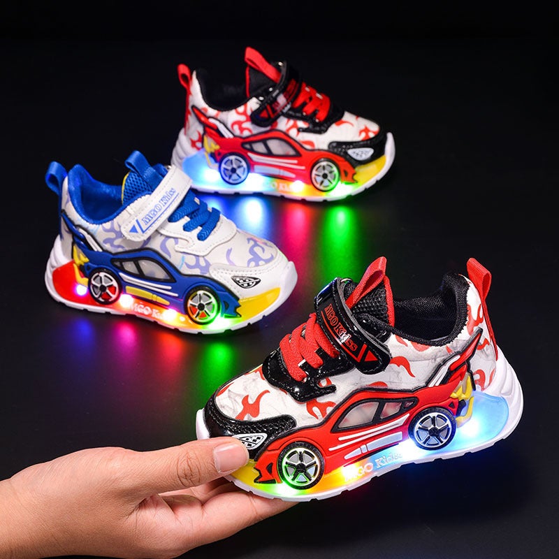 Mesh Sneakers Lightweight Flexible Sole Walking Shoes For Kids Indoor And Outdoor Activities - Image 2