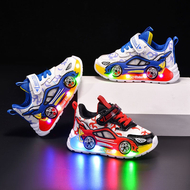Mesh Sneakers Lightweight Flexible Sole Walking Shoes For Kids Indoor And Outdoor Activities - Image 3