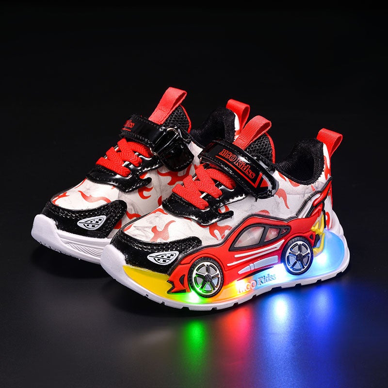 Mesh Sneakers Lightweight Flexible Sole Walking Shoes For Kids Indoor And Outdoor Activities - Image 1