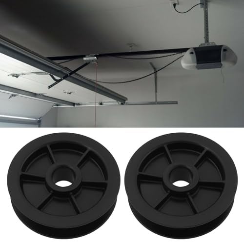Briny River 2pcs Belt Drive Pulley Garage Door Opener Replacement Part 144C54 Compatible with LiftMaster Compatible with Chamberlain Compatible with Craftsman - Image 3