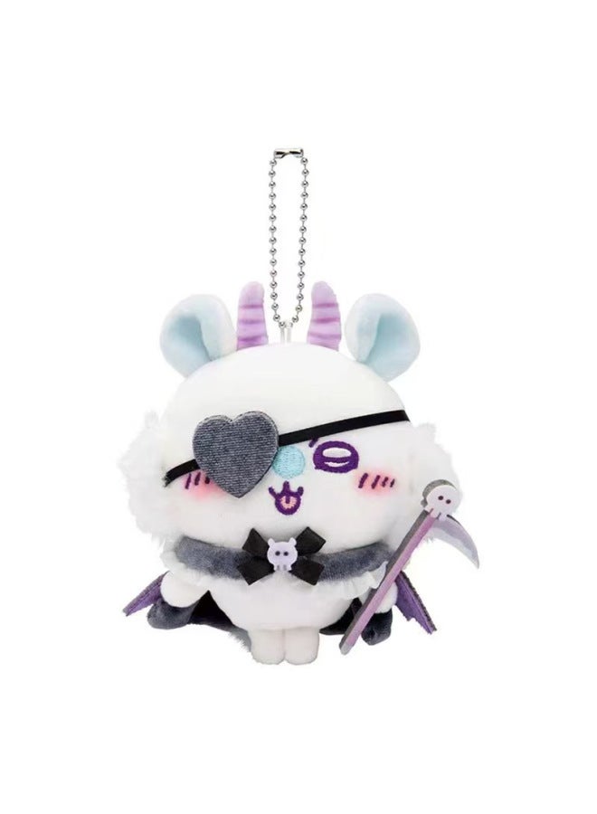 Girl Wow Plush Ji Mono Series Ica Flying Squirrel Sea Lion Super Fairy Lion Sa Magic Chestnut Pendant Chiikawa-Specifications:Standard-Color:Flying Mouse Devil Pendant - Image 1