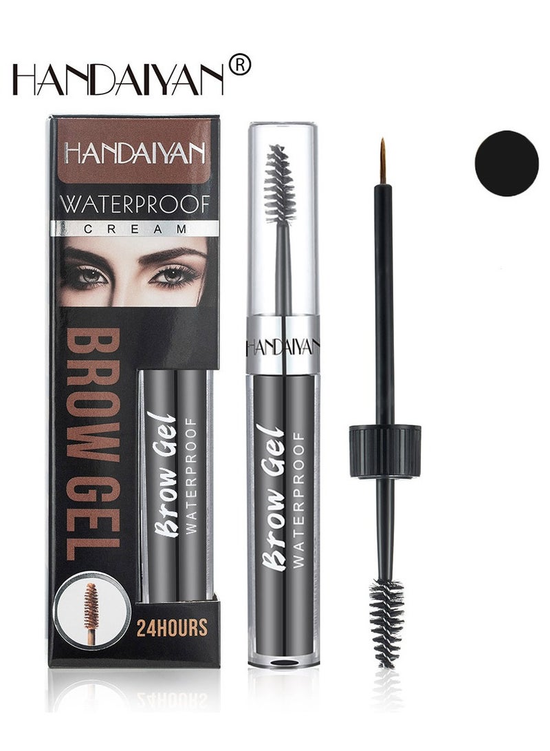 Handaiyan Eyebrow Pomade Waterproof Long Lasting Gel Cream Brow Pomades Soap Brow Kit Wax Dipbrow Pomade Dip Brows Styling Wet,Soft Smooth Enhancers Highly Pigmented Eyebrow Color With Eyebrow Brush For Eyebrow - Image 1