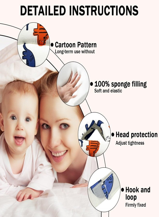 REFLYAWAY DEEZOMO Baby Protector Helmet Infant Safety Hat for Crawling Walking, No Bumps Safety Head, Adjustable Soft Cap for Kid Learning to Walk and Climb (Dinosaur) - Image 2