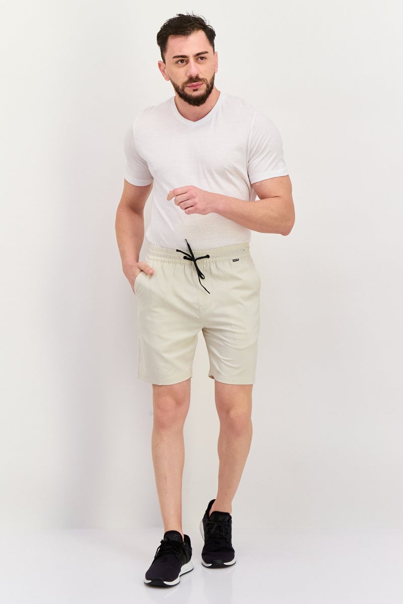 Hurley شورتات رياضية للرجال بطول 7 إنش، لون بيج فاتح - Image 2