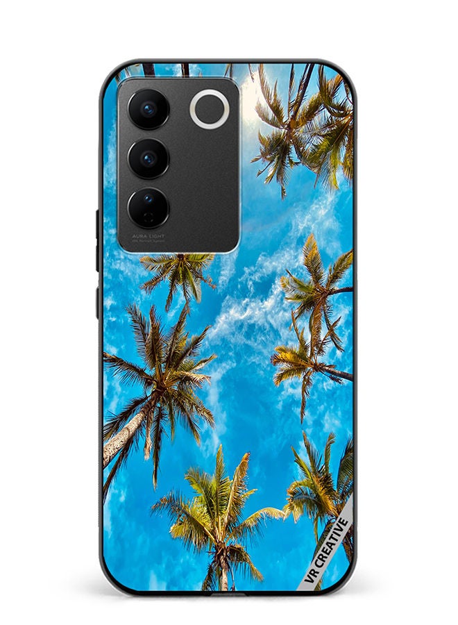 VR CREATIVE Protective Case Cover For Vivo V27e Moody Sky Design Multicolour - Image 1