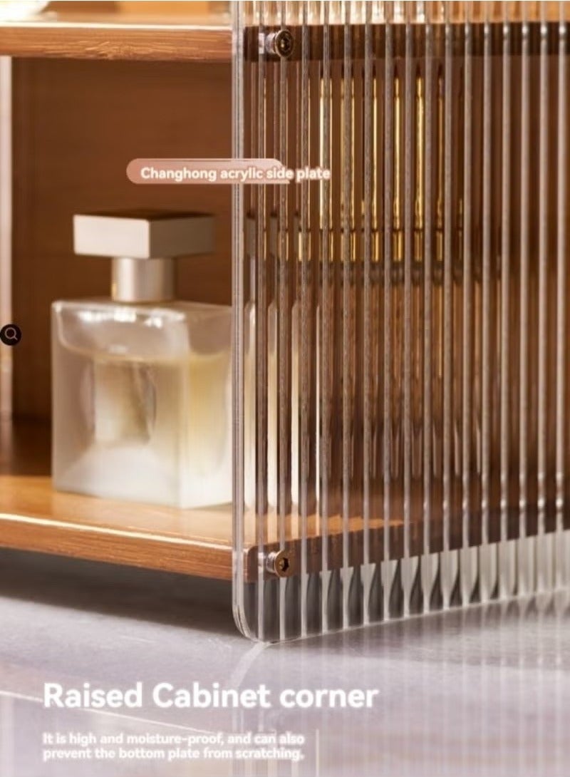 Beauenty Nordic Modern Style Multifunctional Acrylic Dressing Table Desktop Tabletop Storage Rack Skin Care Products Cosmetics Perfume Organizer Rack - Image 5