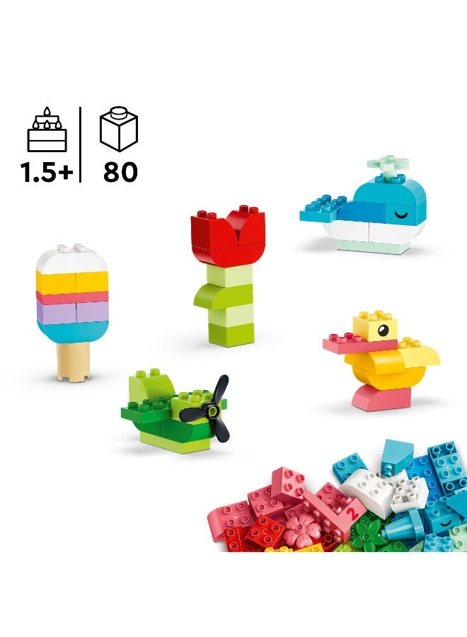 LEGO DUPLO Classic Colourful Creative Box Building Toy 10479 (Age 1½+, 80 Pieces) - Image 4