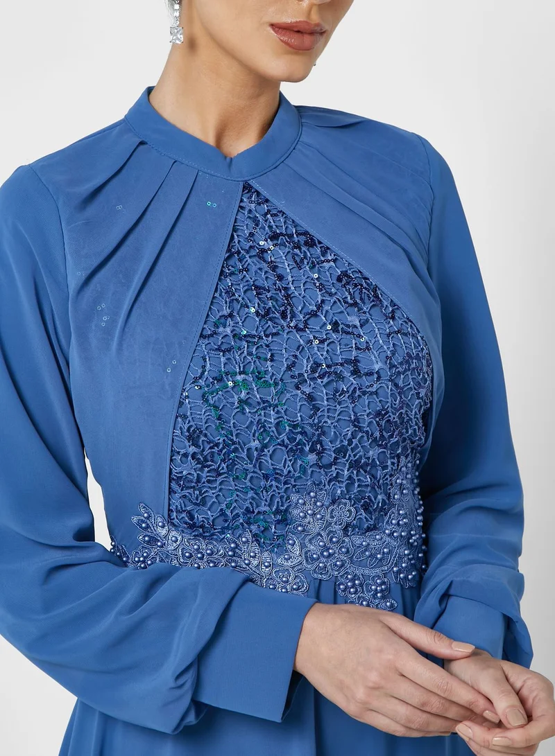 Khizana Embroidered Detail Dress
