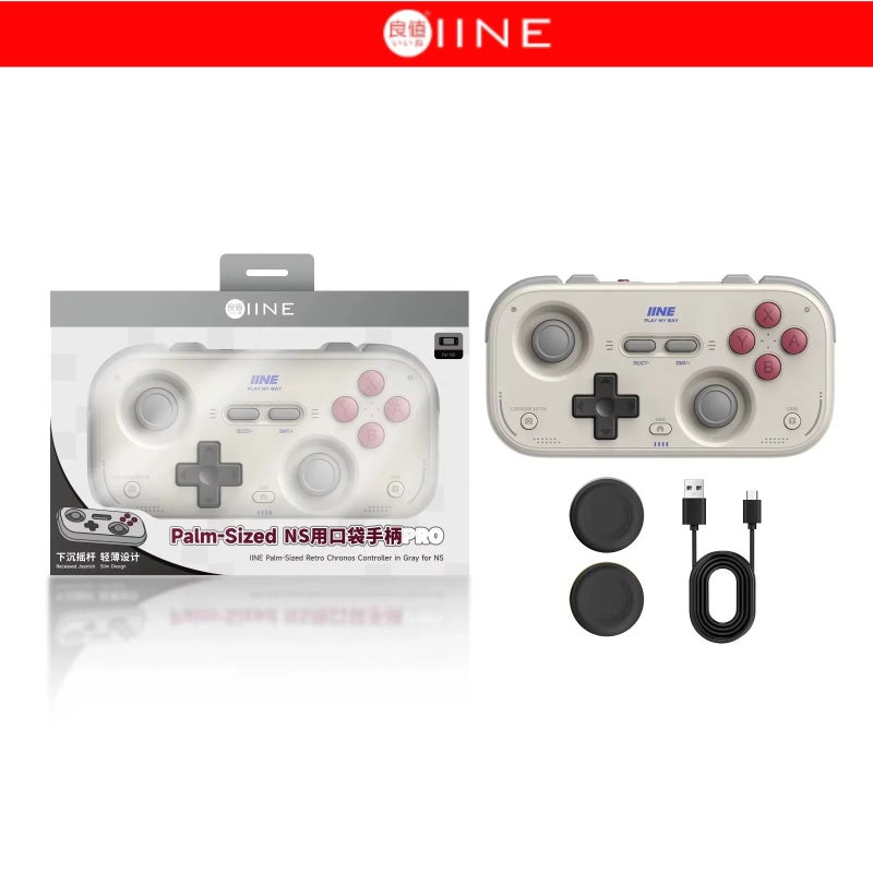 Iine Pocket Retro Game Controller for Nintendo Switch 2/1, Steam Deck and PC, Handheld Gamepad, L1194 - Image 1
