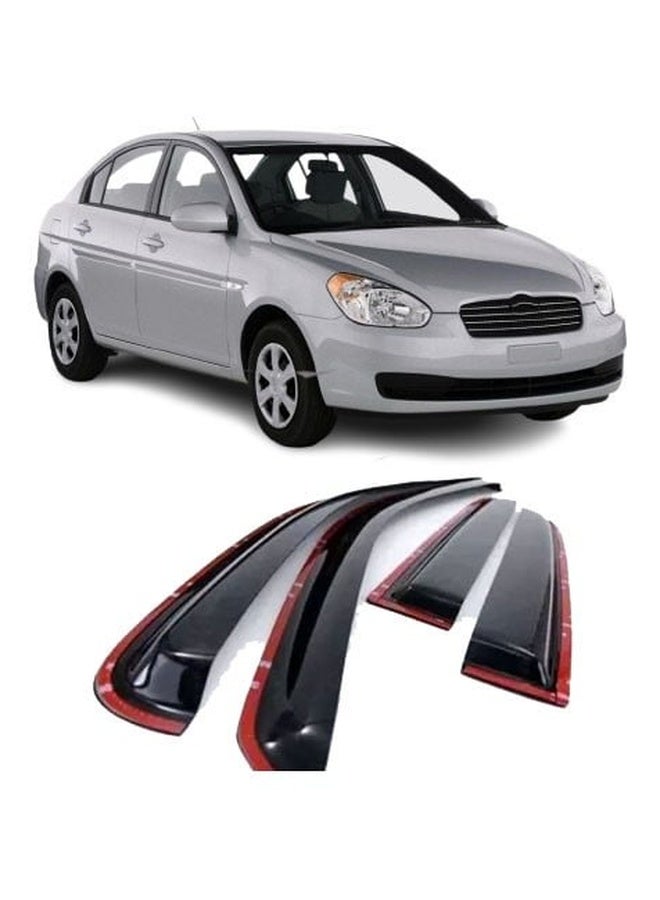 Window Visor for Hyundai Accent 2006-2010 Stylish Design Durable Material Easy Installation