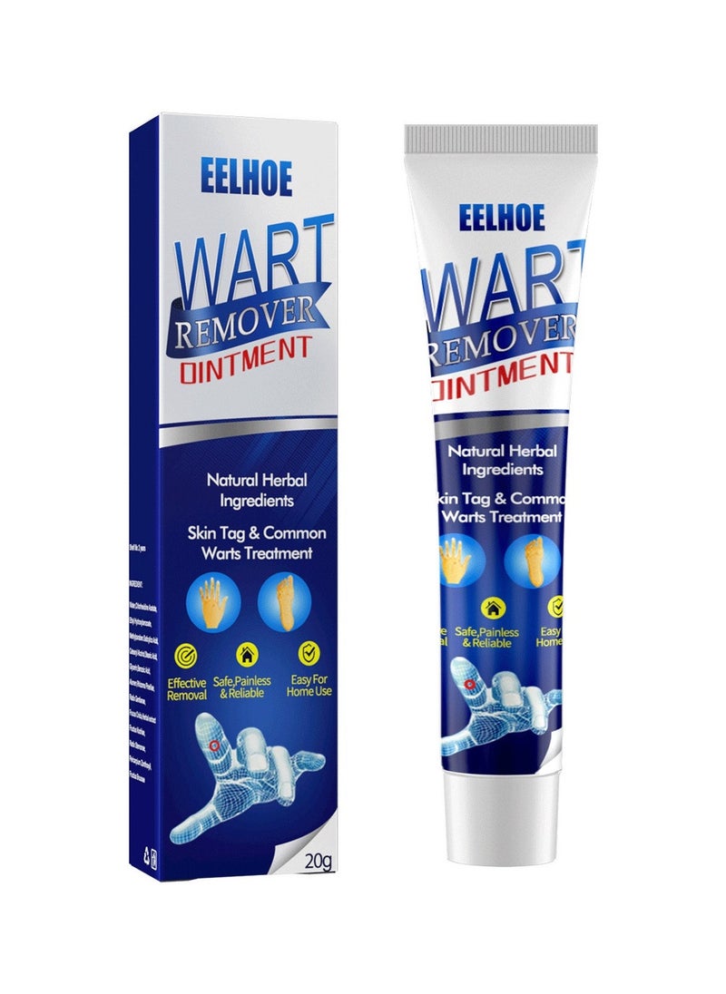 EELHOE Wart Removal Ointment Cream Skin Treatment With Natural Herbal Ingredients for The Treatment Of Common Warts Effective And Safe 20g - Image 1